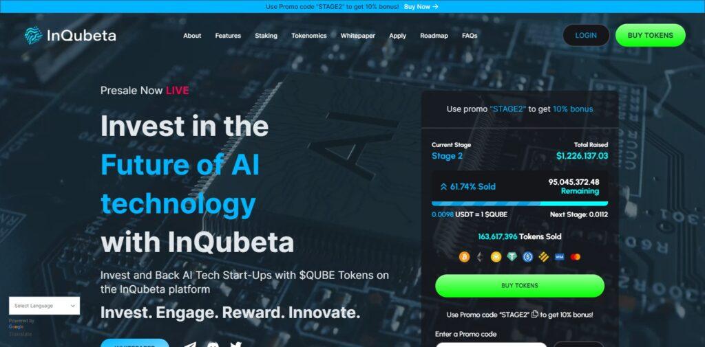 InQubeta (Best Crypto to Buy Now in Q3) 