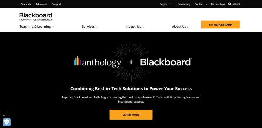 Blackboard (Best E- Learning Platform)