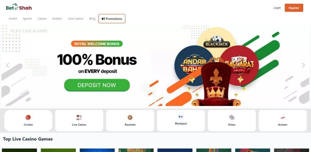 BetShah (Best Online Casino Real Money)