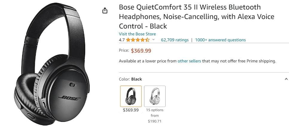 Bose QuietComfort 35 II