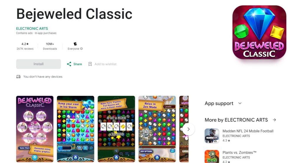 Bejeweled Classic