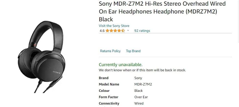 Sony MDR-Z7M2