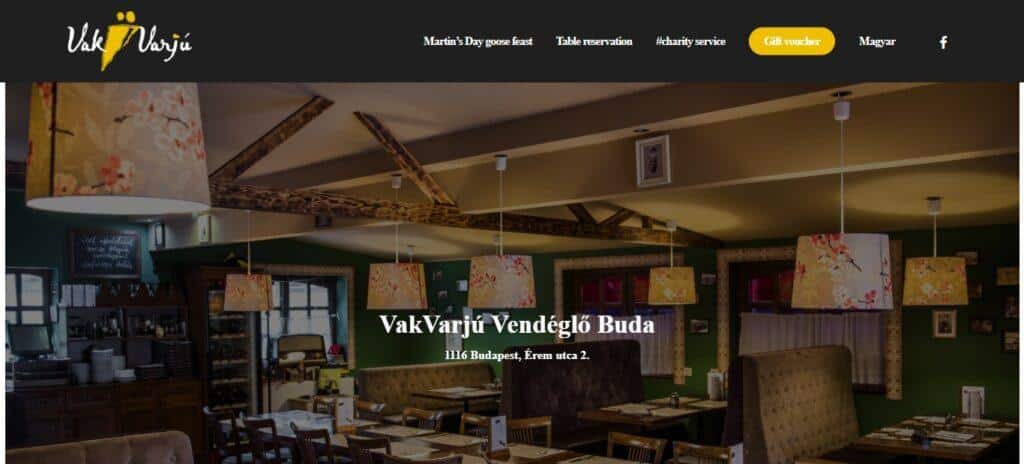 VakVarjú Étterem (Best Hungarian Restaurants In Budapest)