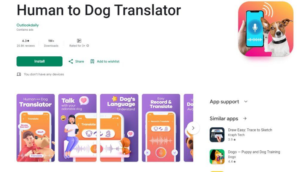 Human-to-Dog Translator