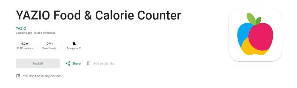 Yazio Food & Calorie Counter