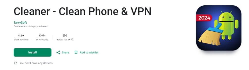 Cleaner - Clean Phone & VPN
