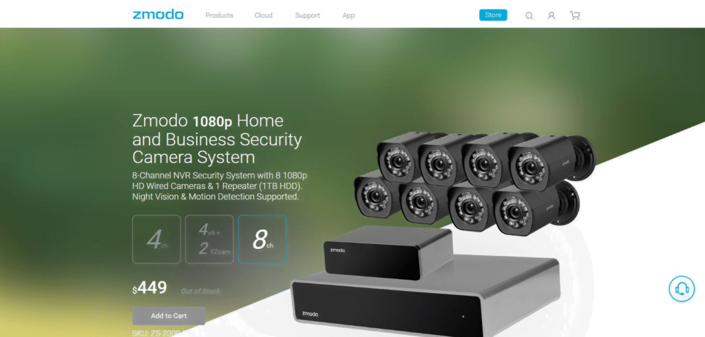 Zmodo Full HD 1080p Simplified PoE Security System