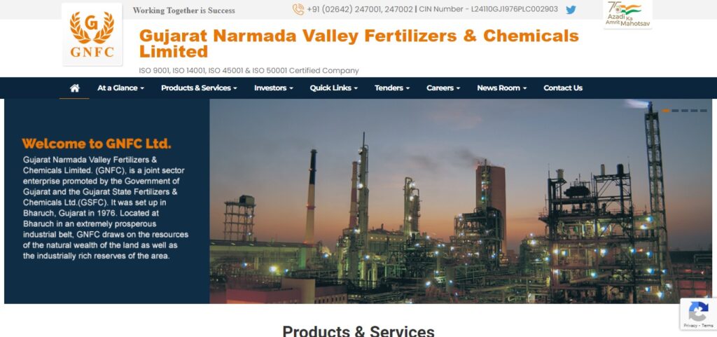 Gujarat Narmada Valley Fertilizers Chemicals Ltd