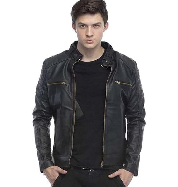 Buck Mason Bruiser Leather Moto Jacket