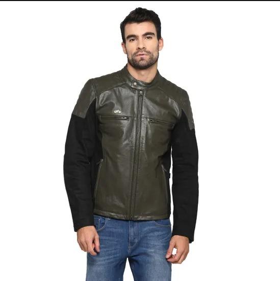 Jugnu leather leather jacket for men