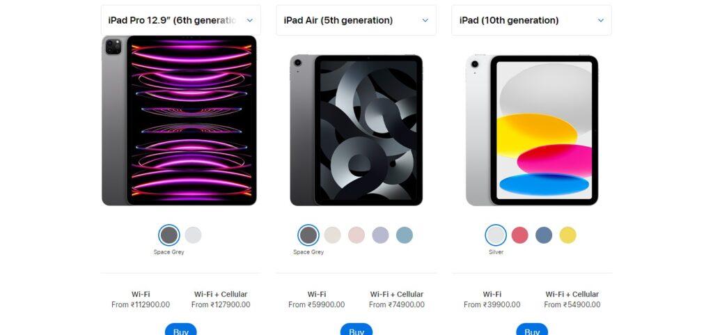 iPad (various models)