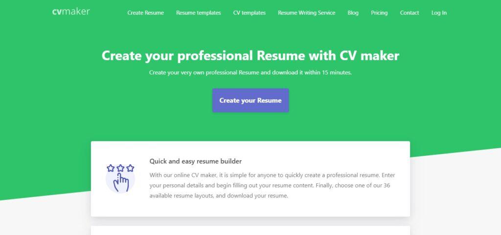 CV Maker – Resume Builder