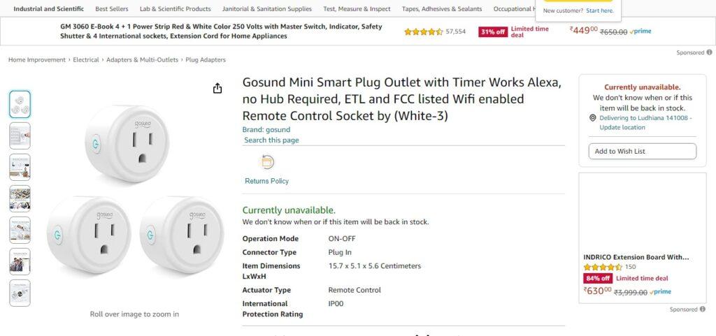 Gosund Mini Smart Plug