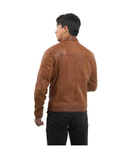 Todd Snyder Italian Burnished Leather Dylan Jacket