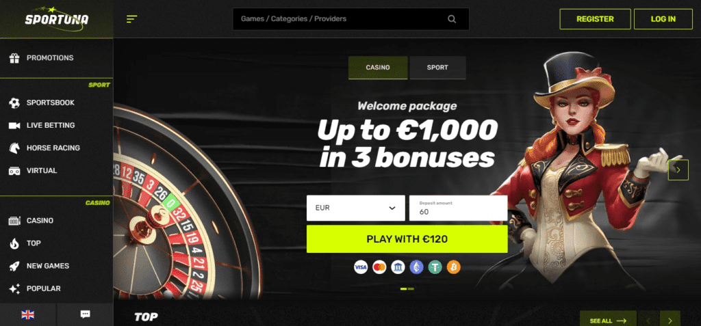 Sportuna (Best Casino Bonus in New Zealand)