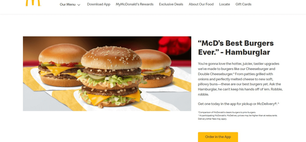 McDonald’s (Best Fast Food For Weight Watchers)
