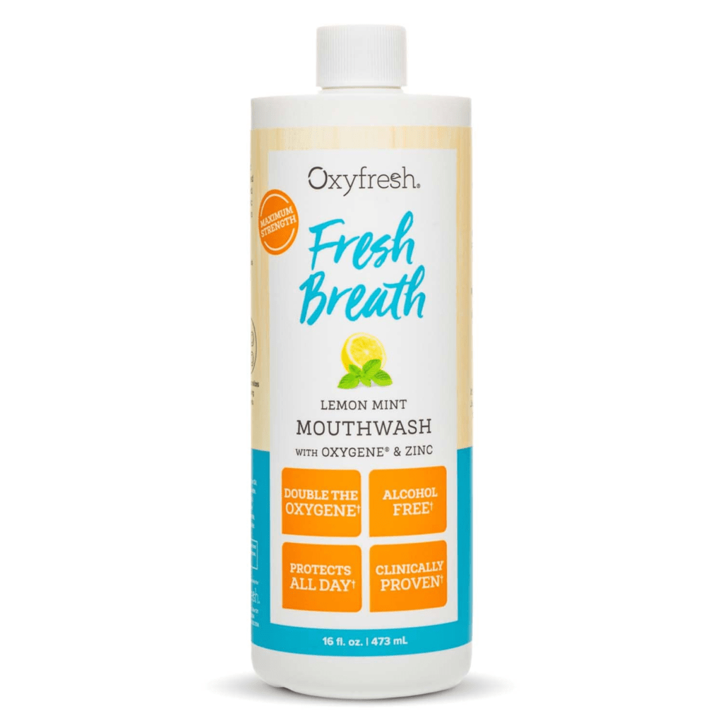 Oxyfresh Lemon Mint Mouthwash (Best mouthwash for bad breath)