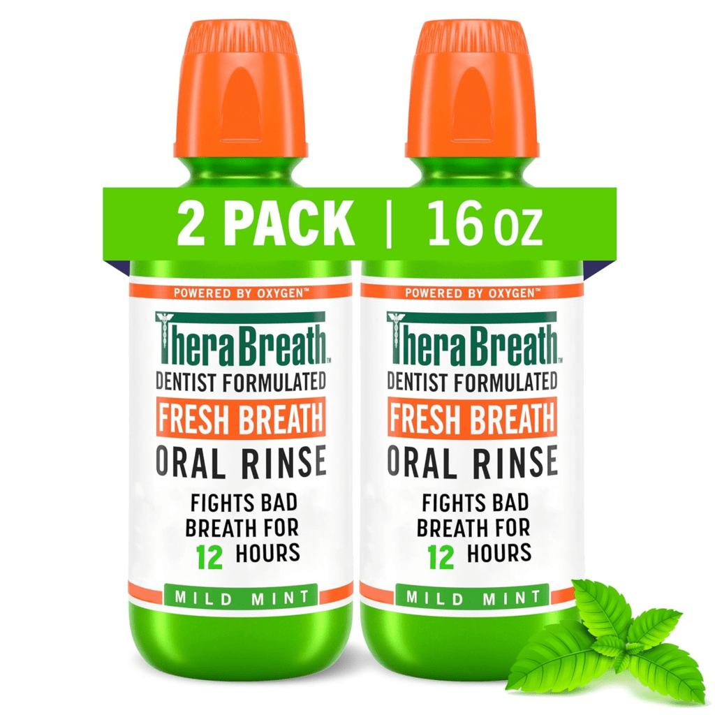 TheraBreath Fresh Breath Oral Rinse (Top mouthwash for bad breath