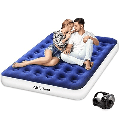 AirExpect Twin Size Air Mattress with Built-in Electric Pump