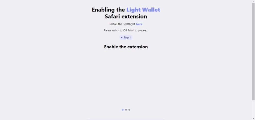 Light Wallet