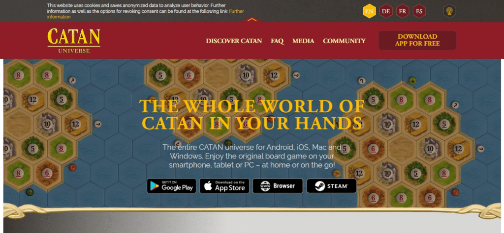 Catan Universe (Best Board Game Apps for the iPad)