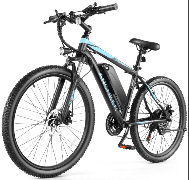 ANCHEER Electric Mountain Bike with LCD Display