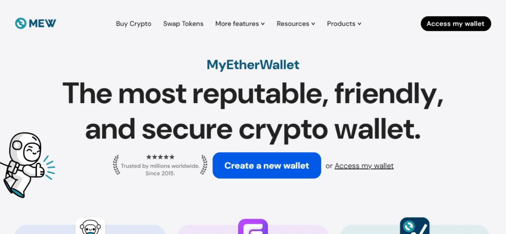 MyEtherWallet (MEW) (Top Lido Staked ETH Crypto Wallets)