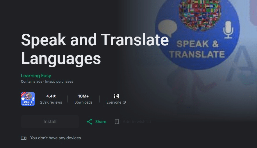 Speak & Translate