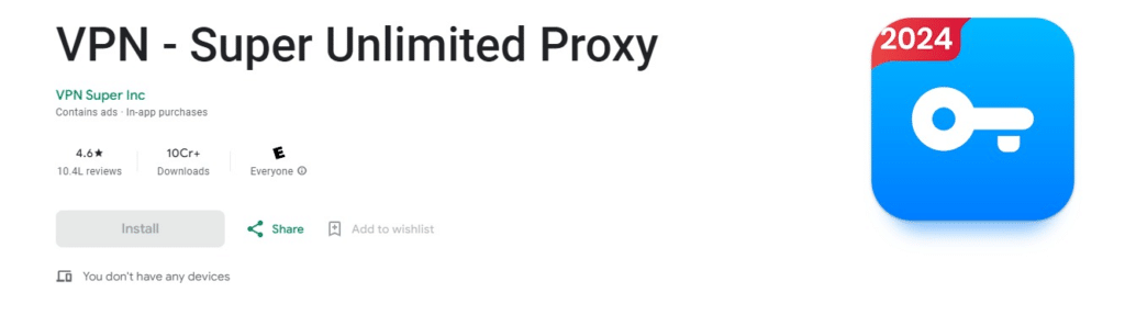 VPN Proxy - Super Unlimited VPN