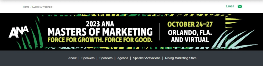ANA Masters of Marketing Conference
