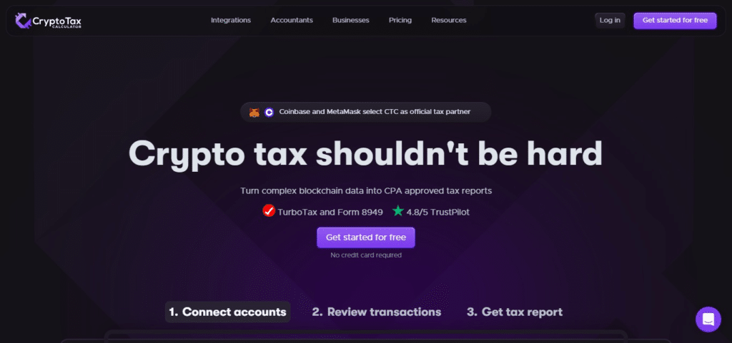 CryptoTax Calculator