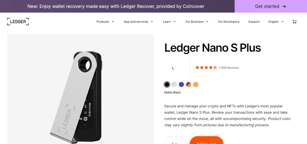 Ledger Nano S ·Plus