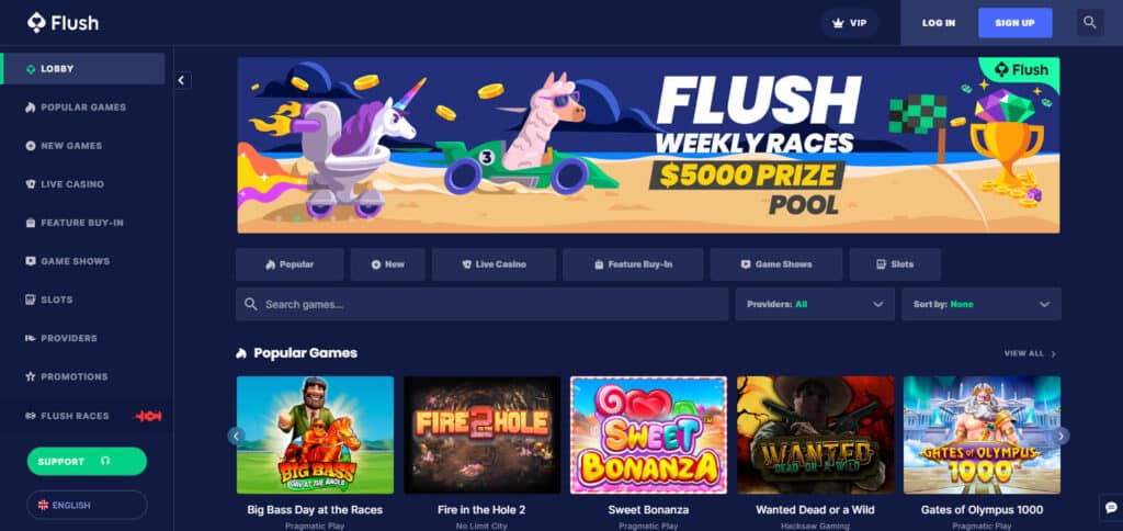 Flush Bitcoin & Crypto Casinos Nigeria