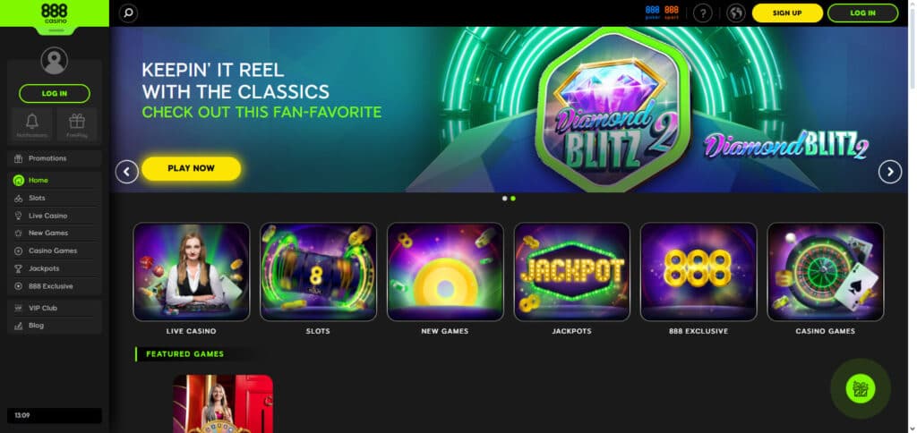 888 Casino Live Casino UK