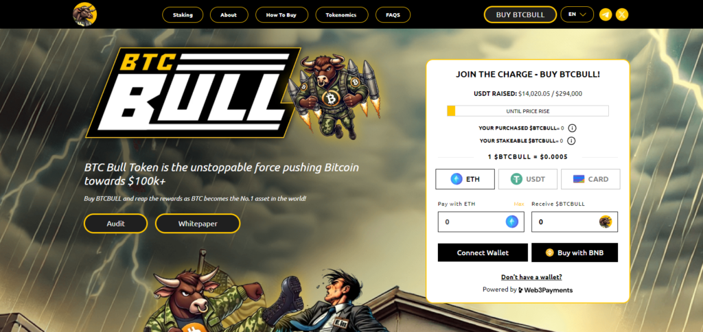 BTC Bull Token (BTCBULL) Best Meme Coin Presales