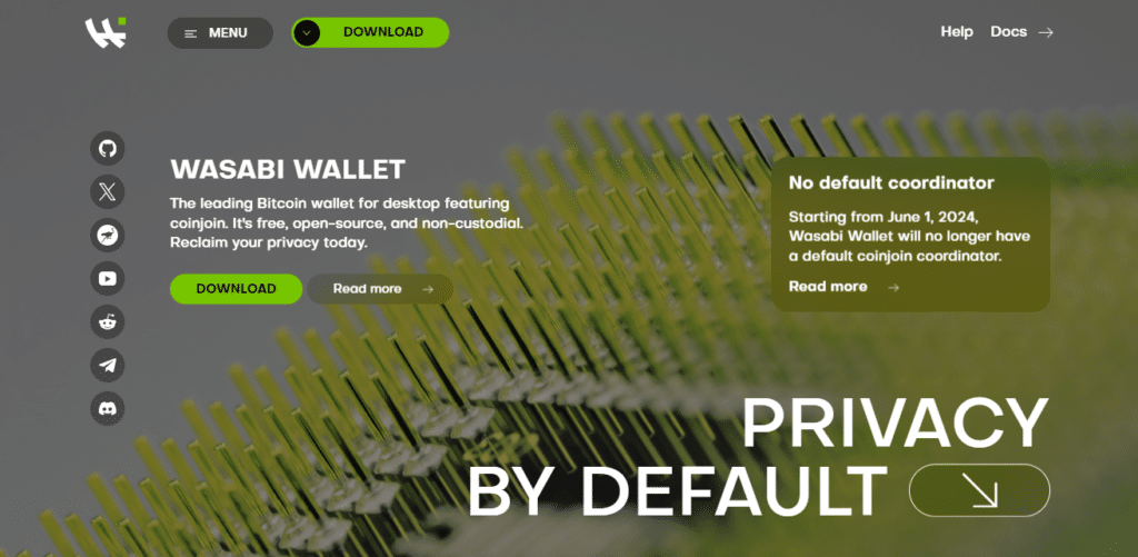 Wasabi Wallet Best Bitcoin Wallet For Window