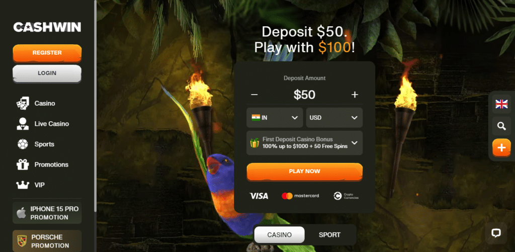 Cashwin Best No Deposit Bonus Casino In Ireland