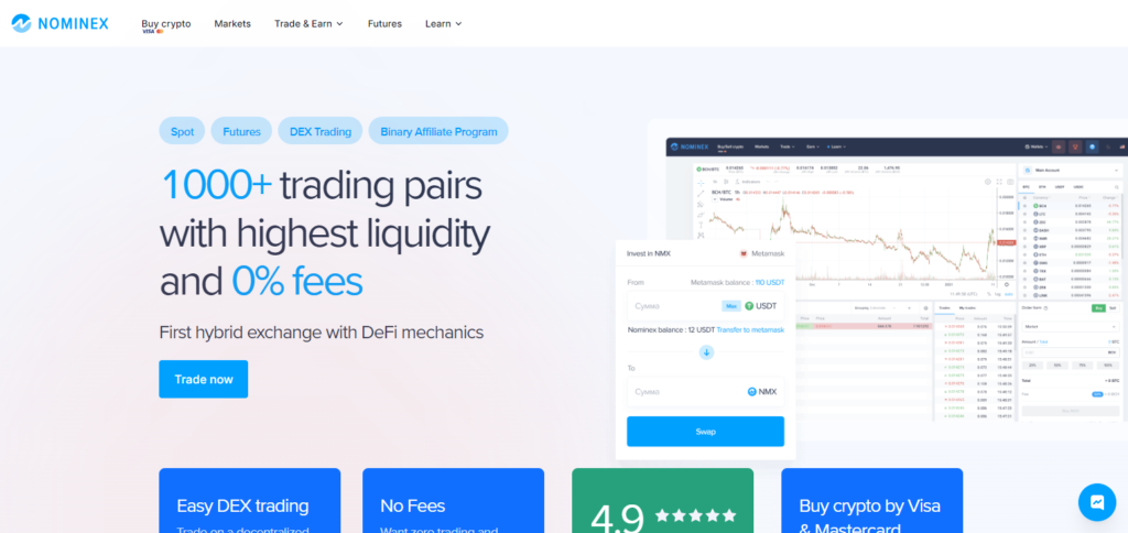 Nominex Best CoinDcx Alternatives