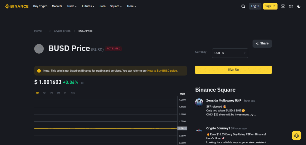 Binance Coin USD (BUSD) Best Alternatives To Notcoin